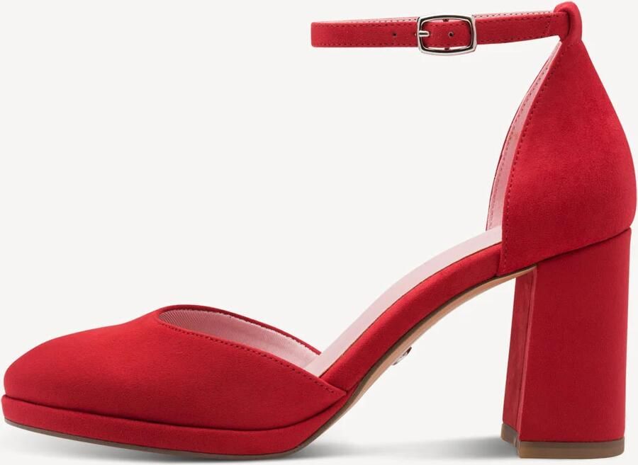 Tamaris elegante damespumps 1-22463-45 500 Damesschoenen Blokhak Rood - Foto 2