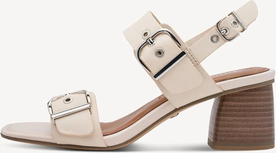 Tamaris Sandalen met hakken 28354-46-418 Ivory - Foto 3