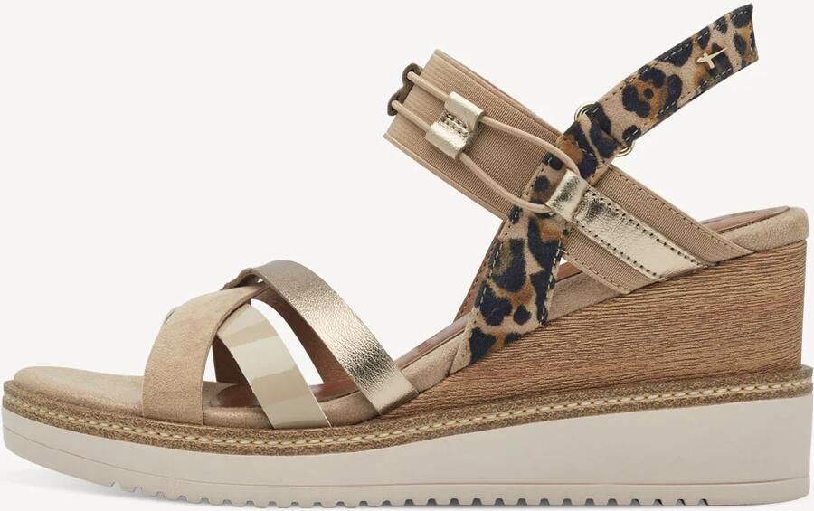 Tamaris Sandalen 12835744 445-TAN COMB Marron - Foto 4