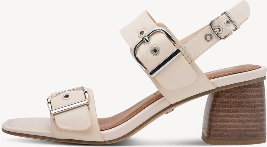 Tamaris Sandalen met hakken 28354-46-418 Ivory - Foto 3