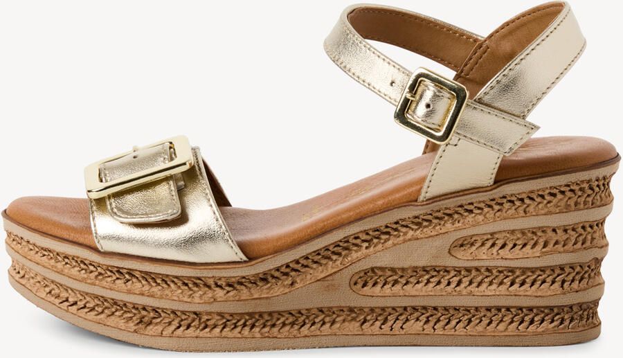 Tamaris Sandalen 12831044 965-LIGHT GOLD MET Or - Foto 4