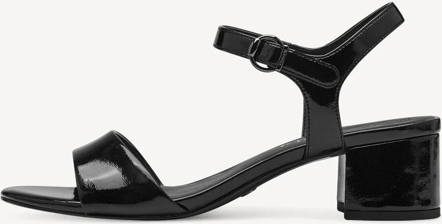 Tamaris Sandaaltjes blokhak feestdagenschuh avondschuh klittenband onder de siergesp - Foto 4