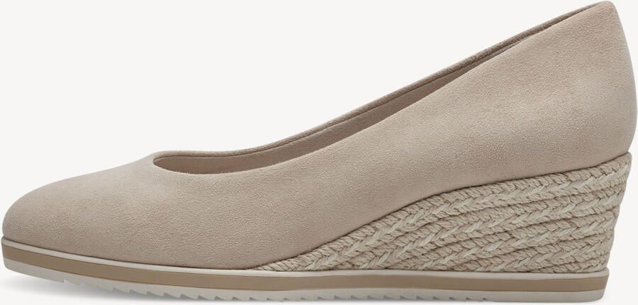Tamaris Pumps met sleehak beige Leer Dames - Foto 5