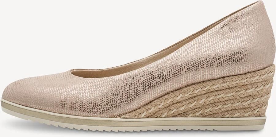 Tamaris Dames Pump Gold Structure Goud - Foto 2