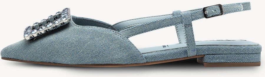 Tamaris Slingback pumps blokhak zomerschoen met chique sierelement - Foto 4