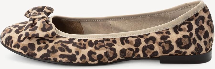 Tamaris Slingbacks bruin Panterprint Leer Dames