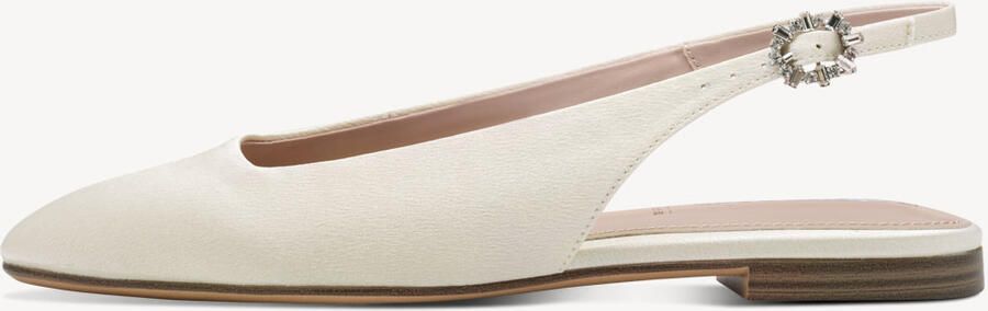 Tamaris Ballerina met riempjes parelwit - Foto 17
