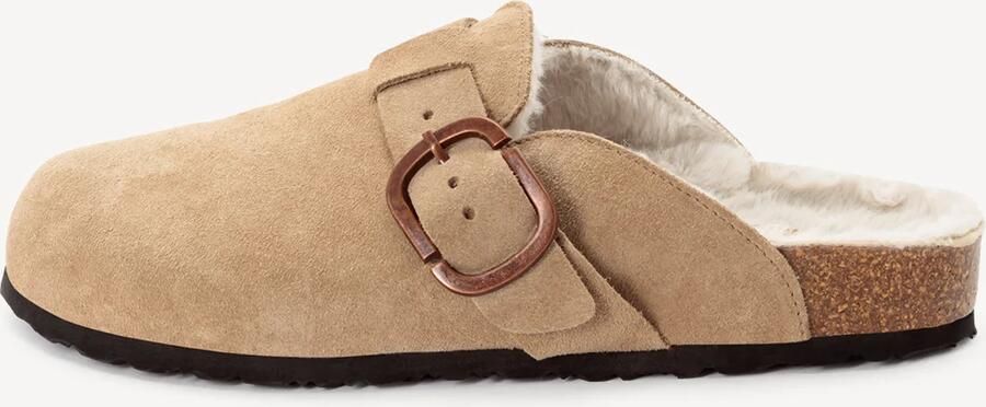 Tamaris Leren muiltjes 1-27601-45 341 Vrouwen Warme Voering M2760044 Beige - Foto 2