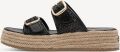 Tamaris Dames Slipper 1-27221-46 001 - Zwart