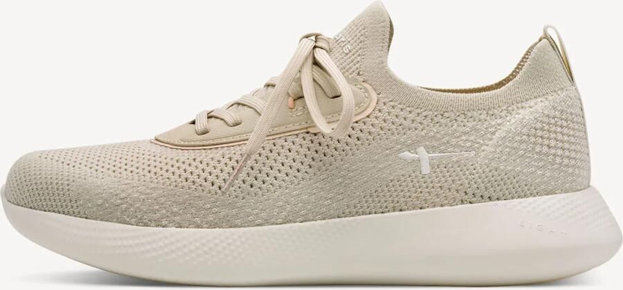 Tamaris dames sneaker 1-23715-46-418 dames lage veganistische beige sneaker - Foto 3