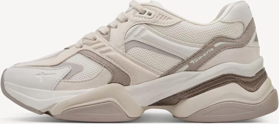 Tamaris Dames Running Off White Wit - Foto 3