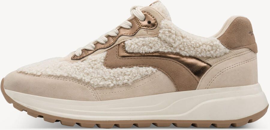 Tamaris dames sneaker Low 1-23795-45 401 dames M2379545 Beige Suede - Foto 2