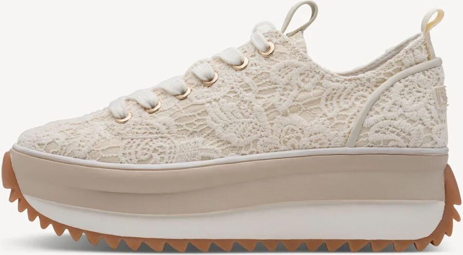 Tamaris damestrainers 1-23731-41 474 Damestrainers Vegan M2373141 ivory - Foto 3