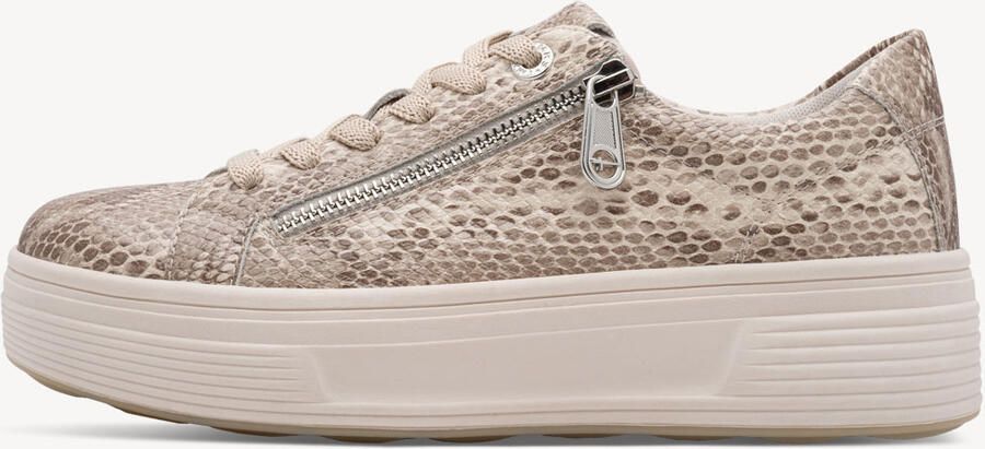 Tamaris Sneakers laag beige beige gemêleerd donkerbruin - Foto 6