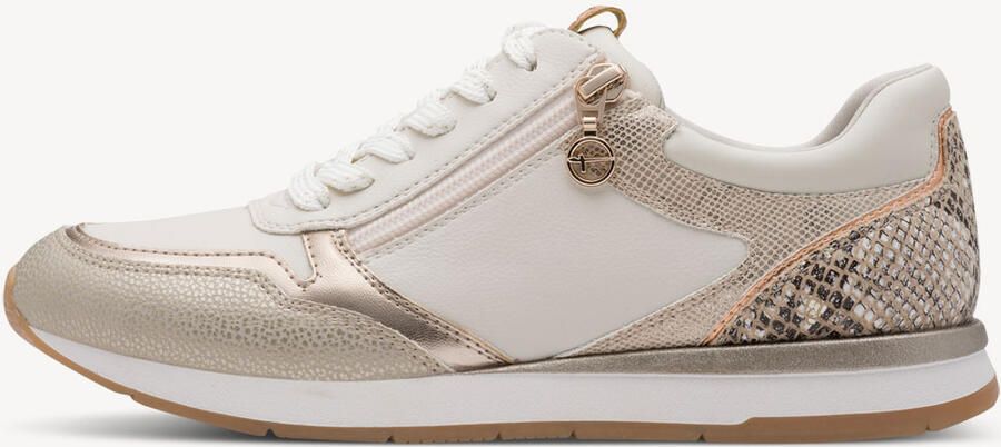 Tamaris dames sneaker 1-23613-46 454 Low Top dames schoenen veganistisch beige - Foto 2