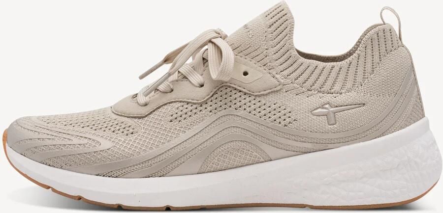 Tamaris Light Weight Sneakers beige Textiel - Foto 4