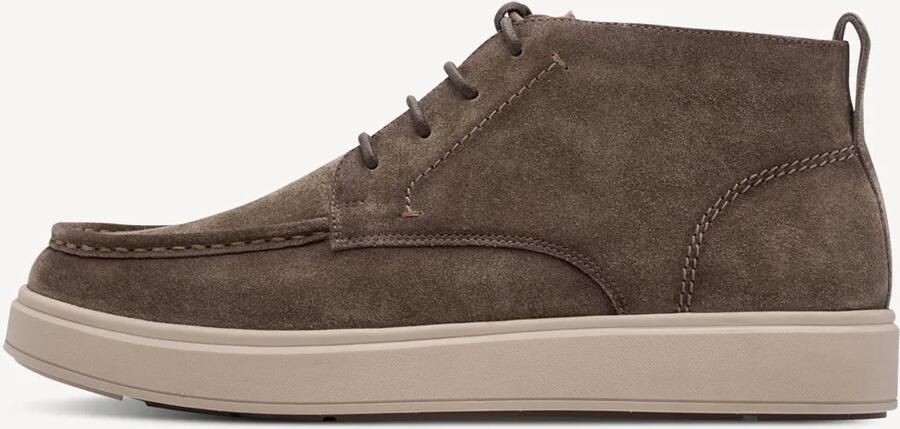 Tamaris heren leren sneaker High 1-15210-47-341 veterschoen bruin - Foto 3