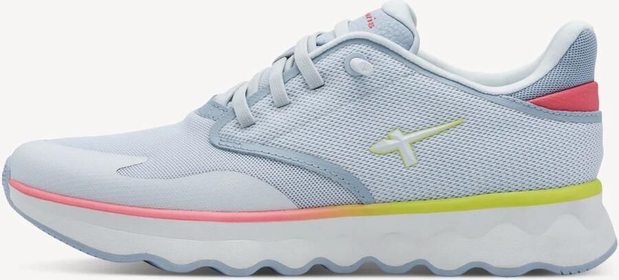 Tamaris NOWANA damestrainers 1-23700-44 895 lage damesschoenen vegan lichtblauw - Foto 3