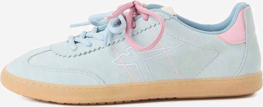 Tamaris Damessneaker 1-23609-46 880 Low Top Dames lichtblauw - Foto 5