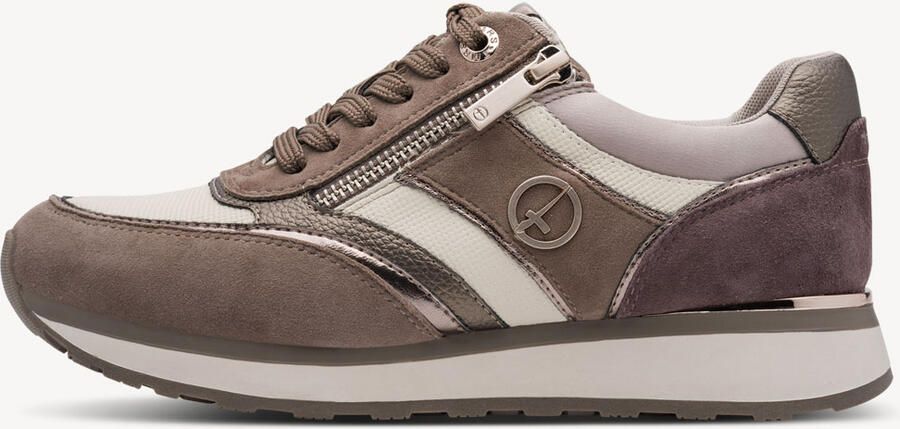 Tamaris Lage Damessneaker 1-23726-43-344 Dames Taupe - Foto 3