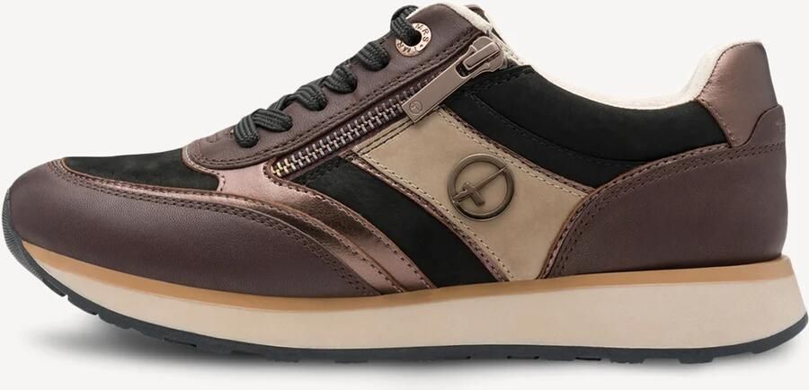 Tamaris dames sneaker laag 1-23728-45 303 dames M2373943 Mocca Comb - Foto 4