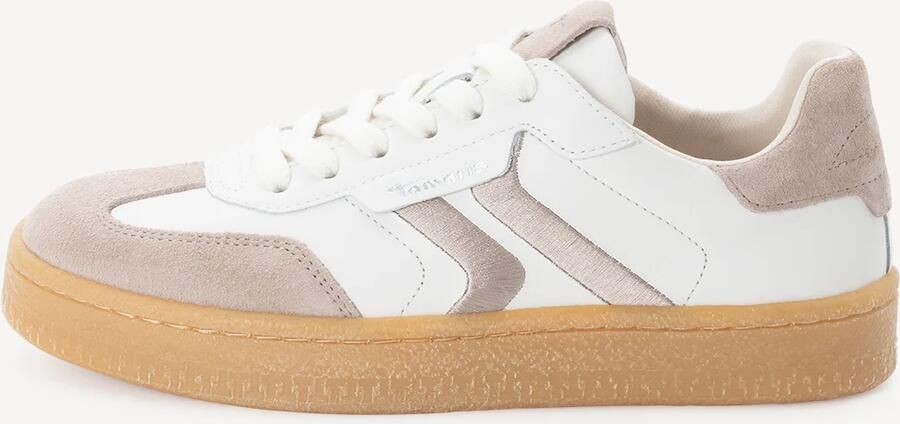 Tamaris Damesschoen 1-23723-44 344 Lage Top Damesschoen M2372344 wit taupe - Foto 2