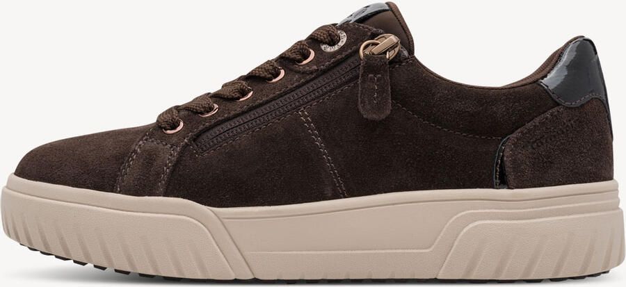 TAMARIS WIDE FIT Tamaris Comfort Essentials Dames Sneakers MOCCA SUEDE - Foto 2