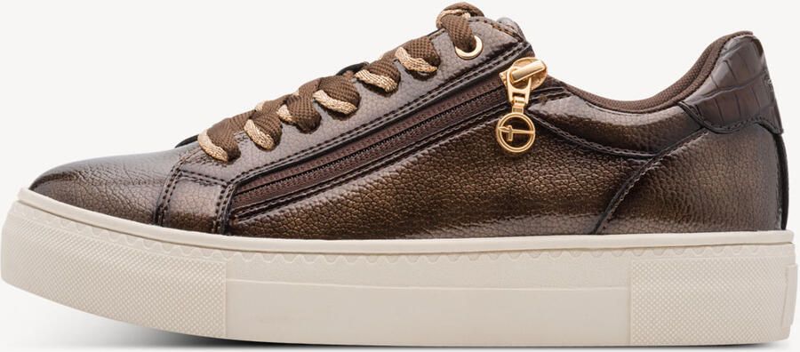 Tamaris Essentials Dames Sneakers BROWN PATENT - Foto 3