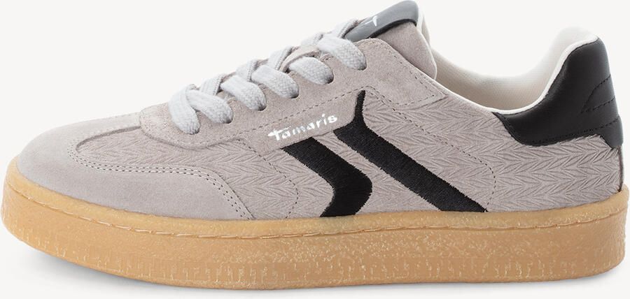 Tamaris leren damestrainers 1-23723-44 200 Lage damesschoen M2372344 Grijs - Foto 3