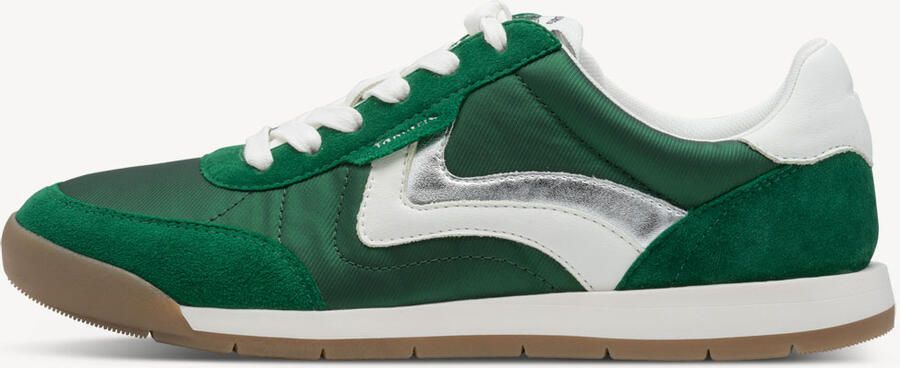 Tamaris Sneakers vrijetijdsschoen halfhoge schoen veterschoen zacht gevoerde schachtrand - Foto 2
