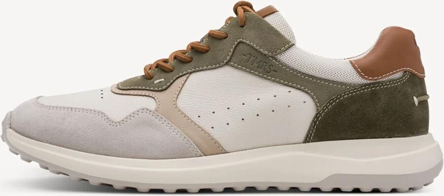 Tamaris herensneaker 1-13623-46-761 Veterschoen Leren schoenen Wit Groen - Foto 3