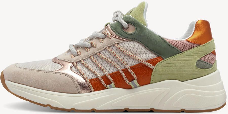 Tamaris lage damessneaker 1-23762-44 608 dames M2376244 Orange Comb - Foto 2