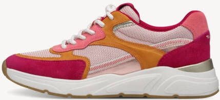 Tamaris Plateausneakers vrijetijdsschoen halfschoen veterschoen met gepolsterde schacht - Foto 4