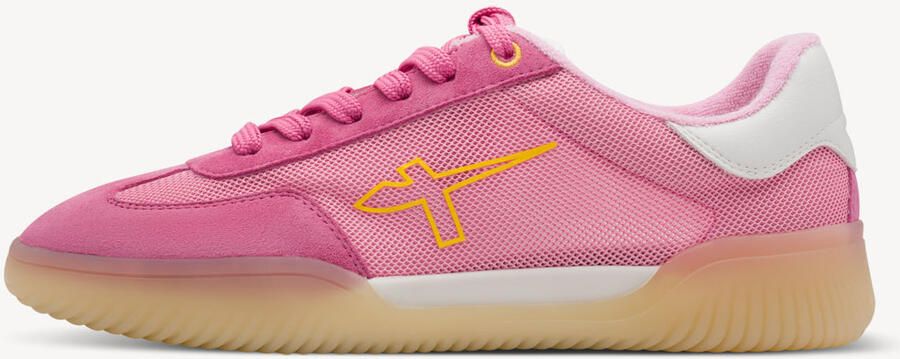 Tamaris Sneakers laag geel pink lichtroze wit - Foto 3