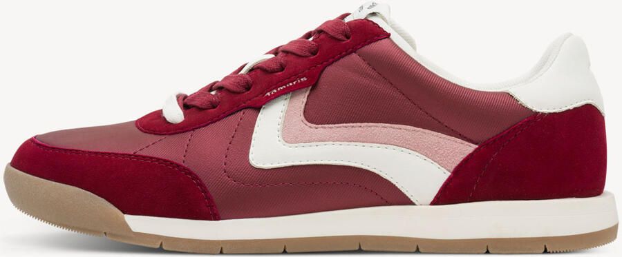 Tamaris Sneakers vrijetijdsschoen halfhoge schoen veterschoen zacht gevoerde schachtrand - Foto 3