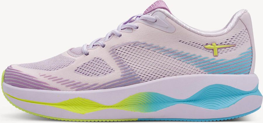Tamaris Dames Sneaker Lage Sneakers Platform 1-23781-45-596 Roze Comb - Foto 4