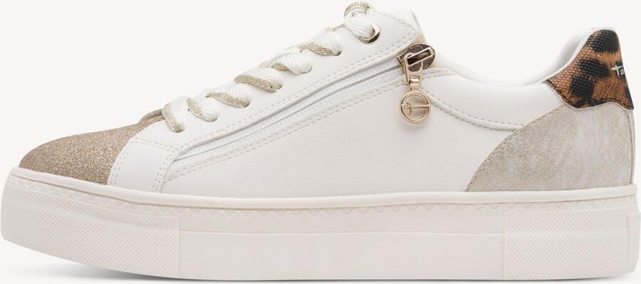 Tamaris lage toptrainers 1-23313-41 197 damesschoenen vegan white comb - Foto 3