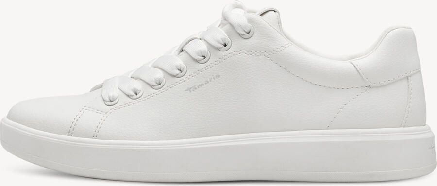 Tamaris Plateausneakers vrijetijdsschoen halfhoge schoen veterschoen in vegan verwerking - Foto 6