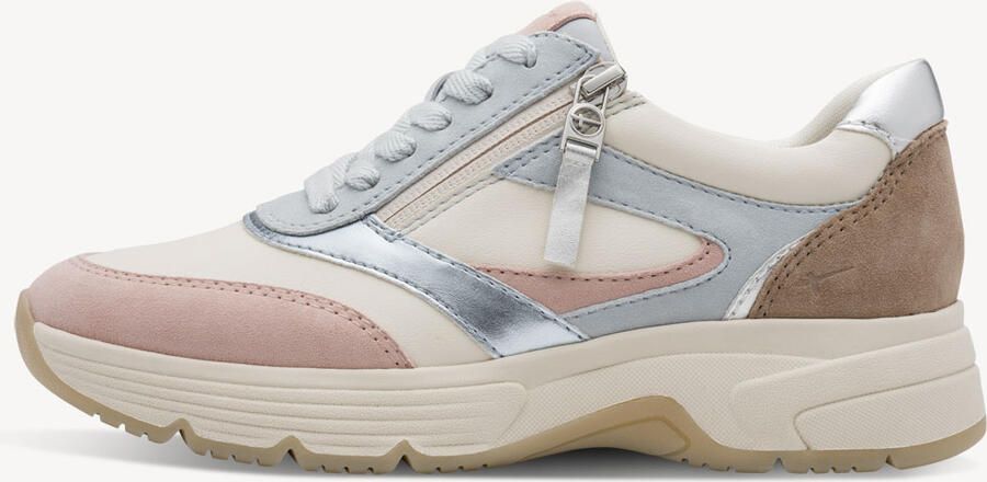 Tamaris Sneakers laag lichtblauw bruin rosa offwhite - Foto 7