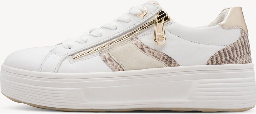 Tamaris COMFORT Essentials Dames Sneakers WIT SNAKE