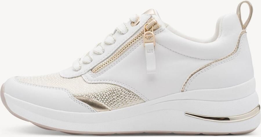 Tamaris COMFORT Essentials Dames Sneakers WIT GOUD