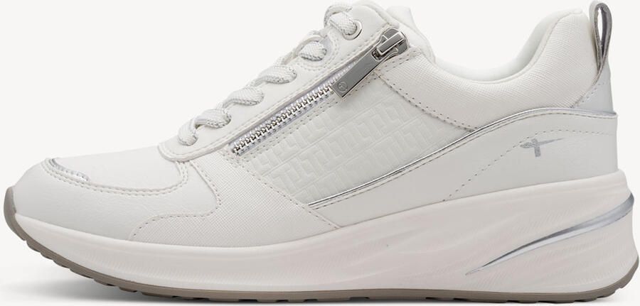 Tamaris Sneakers laag zilvergrijs wit - Foto 12