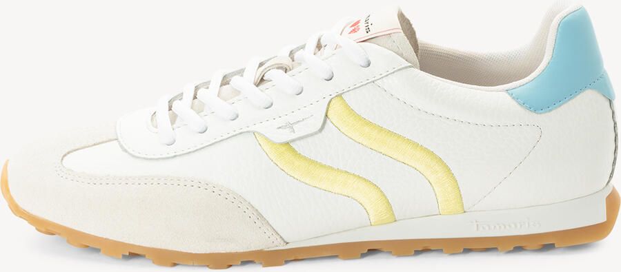 Tamaris dames sneaker 1-23614-46 197 dames lage schoenen leer wit - Foto 4