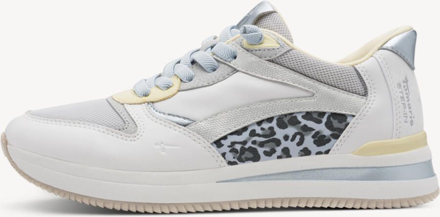 Tamaris Sneakers laag lichtblauw grafiet lichtgrijs wit - Foto 2