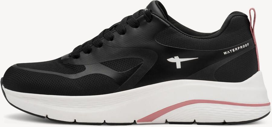 Tamaris Sneakers met sleehak Plateau veterschoen lage schoen vrijetijdsschoen in vegan afwerking - Foto 3