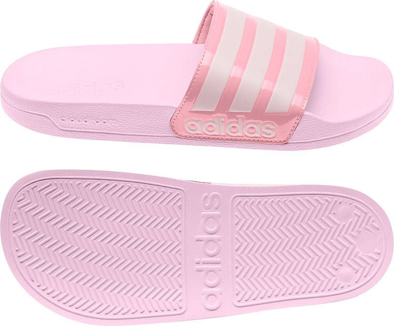 Het Pessimistisch protest Adidas adilette Shower Badslippers Clear Pink Clear Pink Super Pop -  Schoenen.nl