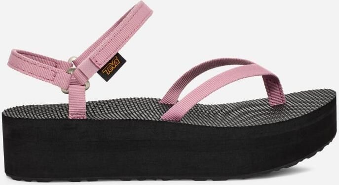 Teva Flatform Slim Schoenen in Lilas Black voor Dames