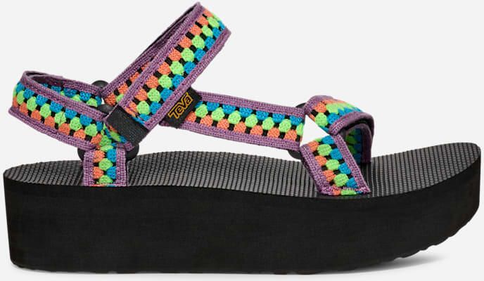 Teva Flatform Universal Schoenen in Neon Spring voor Dames