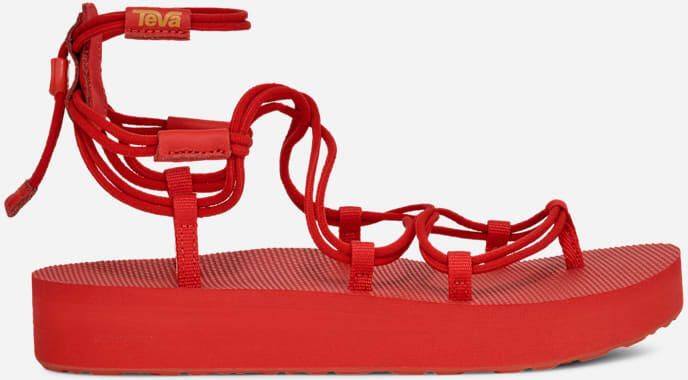Teva Midform Infinity Sandalen in Fiery Red voor Dames