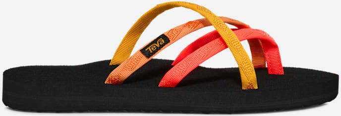 Teva Olowahu-teenslipper Schoenen in Neon Coral Multi voor Dames
